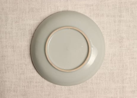 明治後期~大正銅判瓜と捕食図小皿