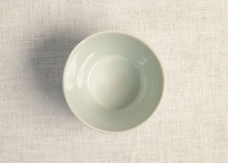 江戸中期染付蔦図猪口