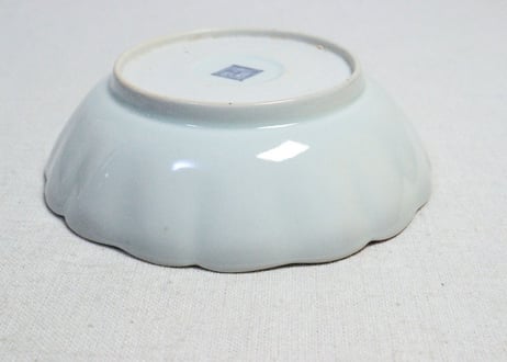 江戸後期色絵芭蕉と麒麟図なます皿　5客組