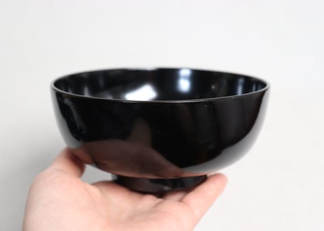 総黒沈金羊歯図吸物椀