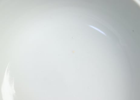 明治後期~大正染付桐と菊図蒸茶碗