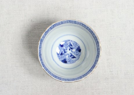 明治前期色絵四君子図向付①