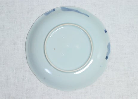 江戸幕末染付瓢箪図７寸皿①
