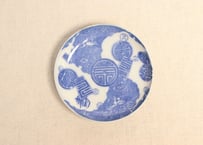 明治後期～大正銅判鳳凰と印図小皿