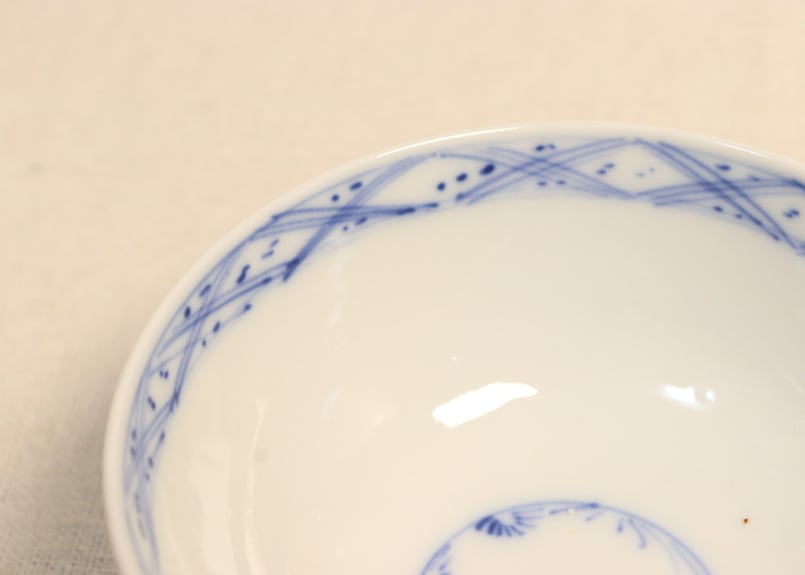 明治後期～大正染付鳳凰図飯茶碗 | 吉祥寺PukuPuku