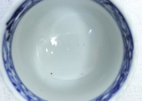 明治前期染付竹林図向付