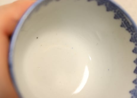 明治前期紙刷横矢羽根図向付