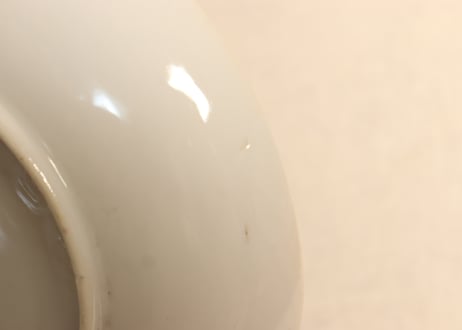 明治後期～大正染付やじろべえ図5寸皿