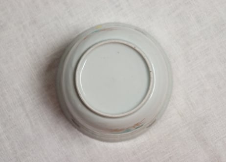 江戸中期色絵薊図大向付 ノミホツ
