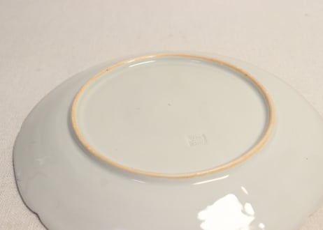 明治後期～大正銅判竹と筍図7寸皿①