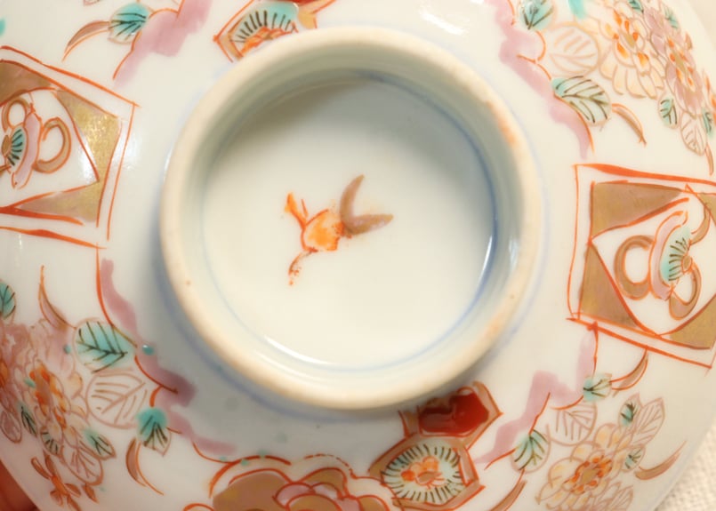 明治前期色絵菊と鳳凰図蓋茶碗 | 吉祥寺PukuPuku