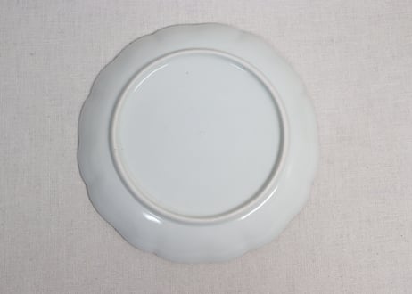 江戸後期色絵山水図7寸皿①