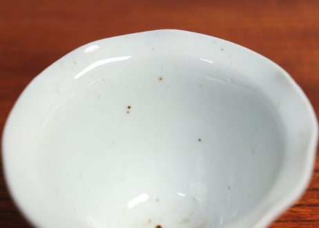 江戸中期柿右衛門白磁輪花縁向付①