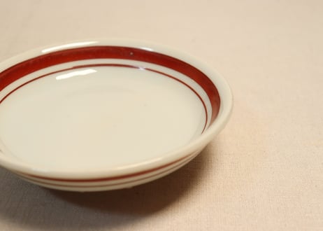 昭和戦前色絵梅図蓋付丼①