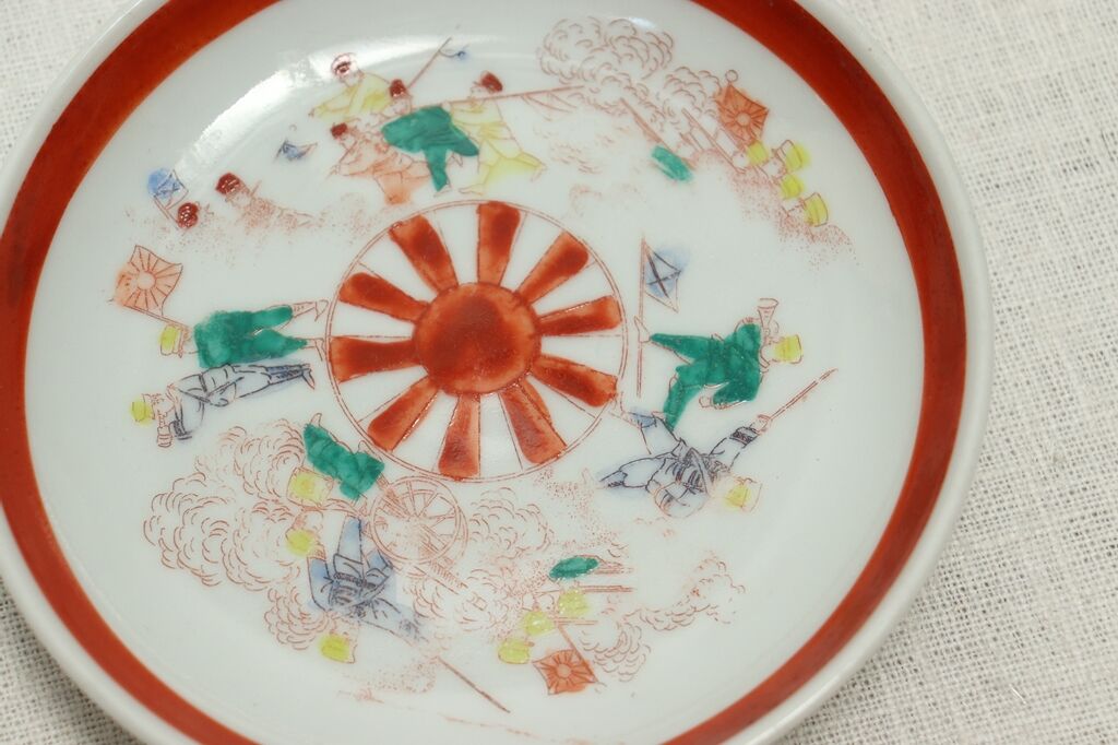小皿　二十四孝のうち10枚　日本製　明治頃　図変わり　絵変わり 小皿 二十四孝のうち10枚 日本製 明治頃 図変わり 絵変わり