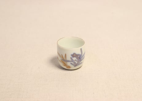 明治前期金彩水仙図のぞき②　薄め