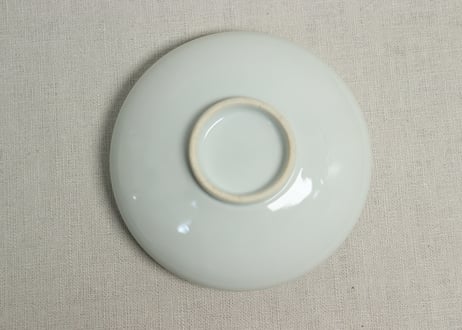 大正～昭和戦前色絵岩に牡丹図縁丸小鉢