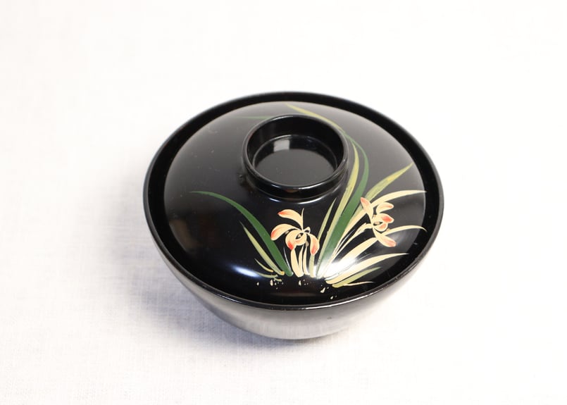 明治~大正総黒蒔絵菖蒲図吸物椀 | 吉祥寺PukuPuku 明治~大正総黒蒔絵菖蒲図吸物椀 | 吉祥寺PukuPuku