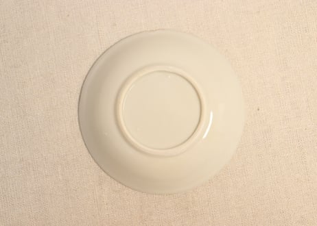 昭和戦前ゴム判蕪図小皿