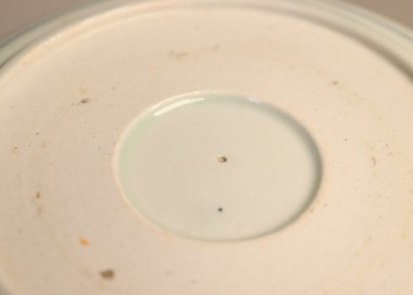江戸中期染付菊図なます皿