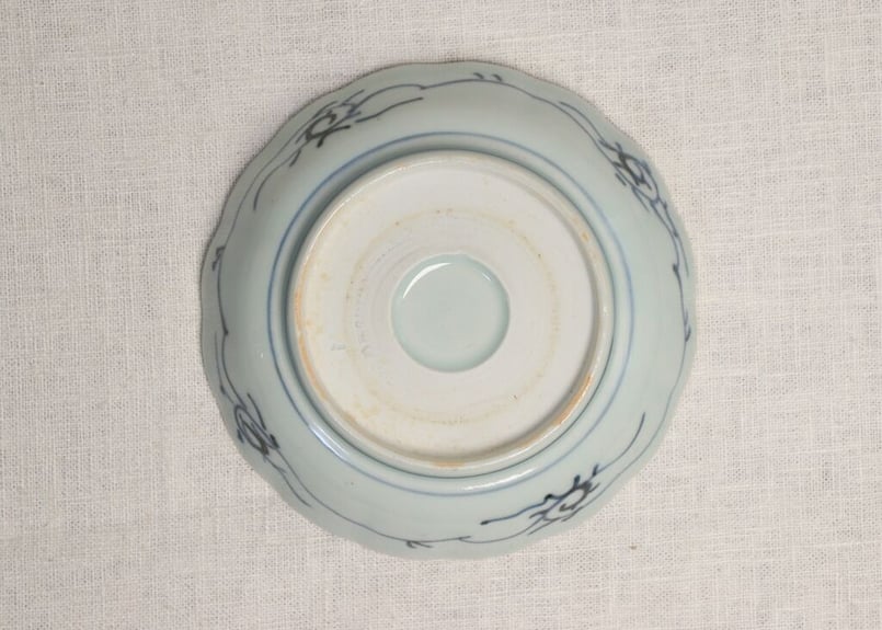 江戸幕末染付山水と雷文なます皿 | 吉祥寺PukuPuku