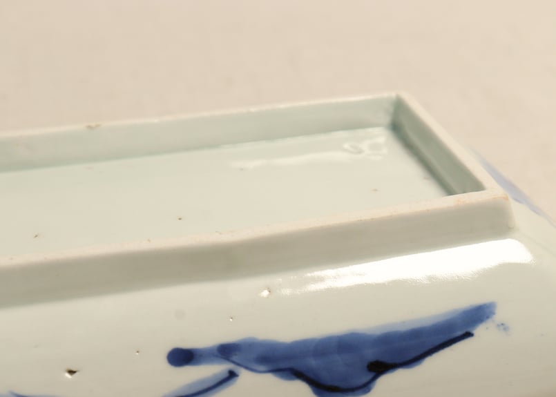 江戸幕末染付山水図長皿 | 吉祥寺PukuPuku