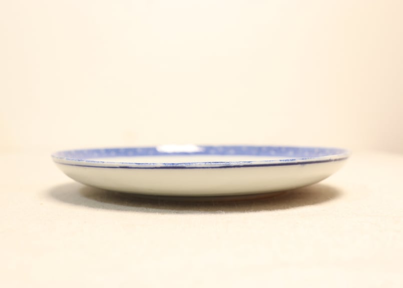 明治後期～大正銅判花と唐草図5寸皿 | 吉祥寺PukuPuku