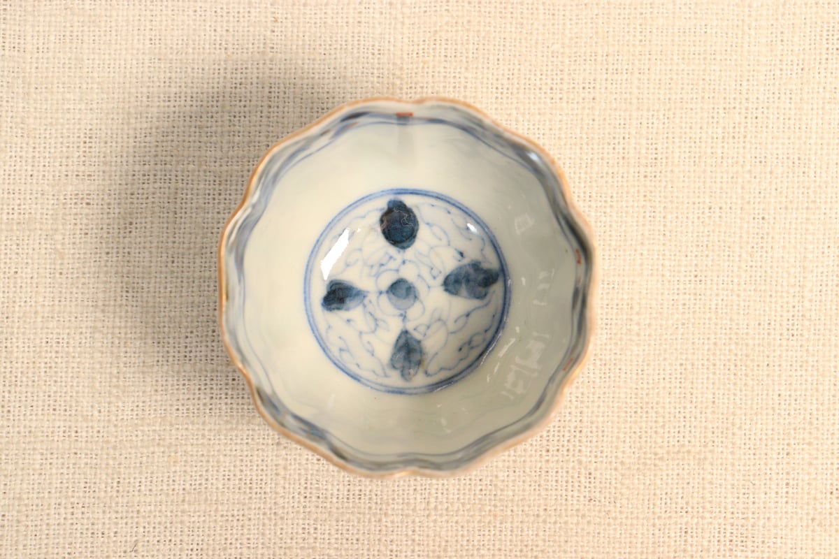 明治前期色絵柴垣に梅と龍図通り物小向付 | 吉祥寺PukuPuku
