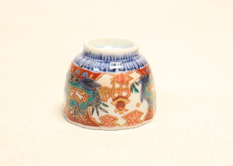 明治前期色絵兎図通り物小向付