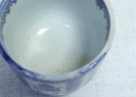 明治前期紙刷窓絵壺図向付