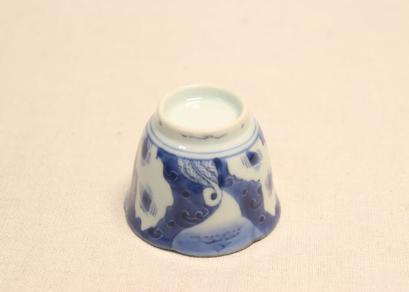 江戸後期染付蜃気楼図小向付 | 吉祥寺PukuPuku