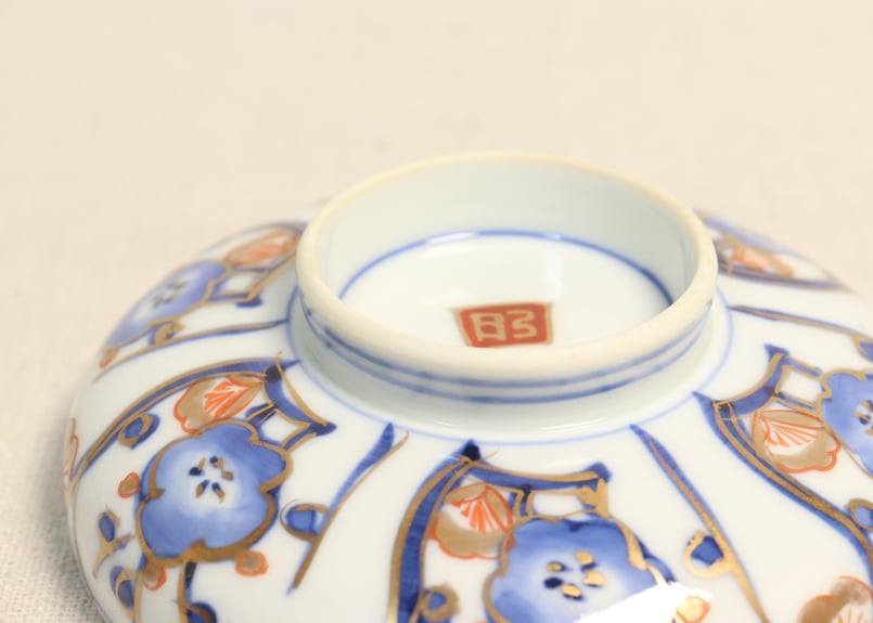 明治前期色絵梅図蓋茶碗 | 吉祥寺PukuPuku
