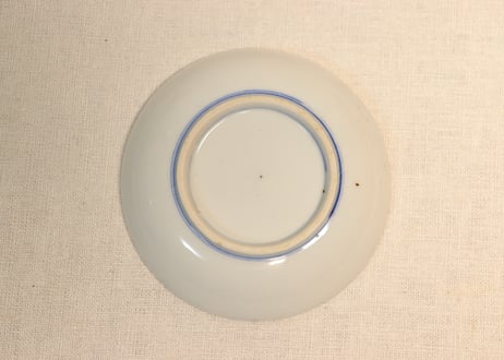 明治後期～大正銅判柿図小皿