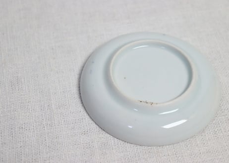 江戸中期染付銀杏と紅葉図豆皿