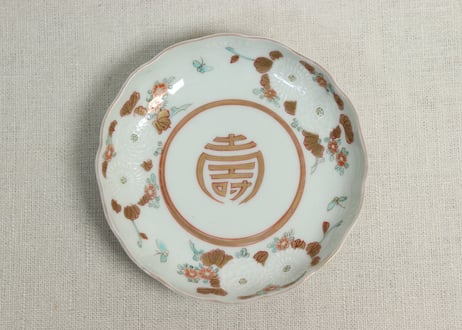 小皿 5枚 色絵 山水 花 江戸 明治 窯傷 小皿 5枚 色絵 山水 花 江戸 明治 窯傷 - メルカリ