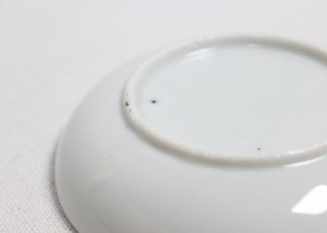 明治後期～大正銅判高砂立雛図小皿