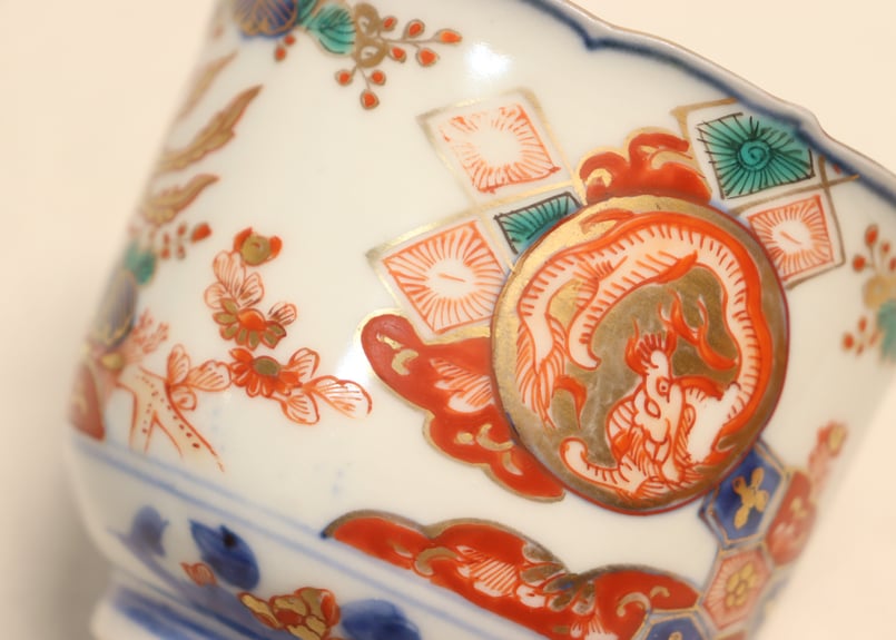 明治前期色絵龍と鳳凰図向付 | 吉祥寺PukuPuku