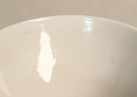 大正～昭和戦前染付梅図蓋なし茶碗