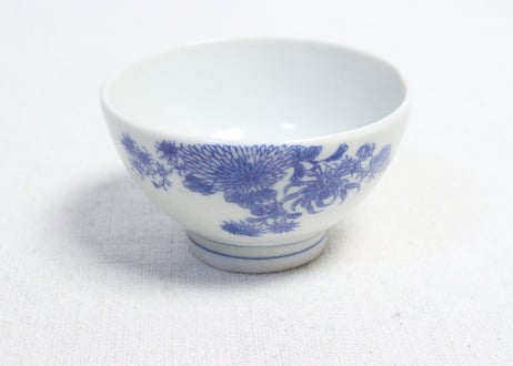 明治後期～大正銅判菊図湯呑