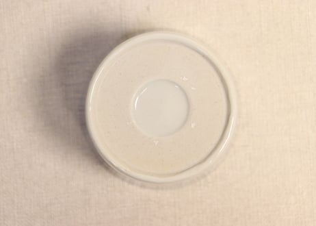 江戸幕末染付微塵唐草図猪口② 高台窯傷