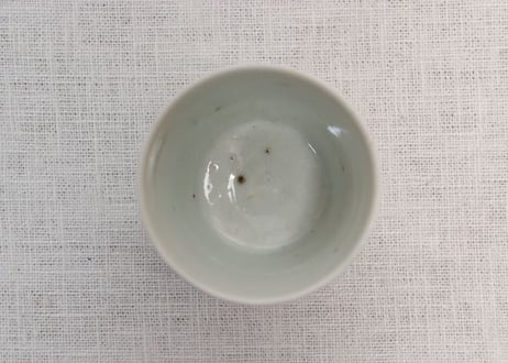 江戸中期染付松竹梅図猪口