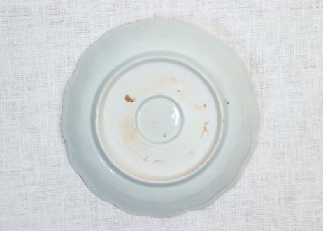 江戸幕末染付雲龍図なます皿