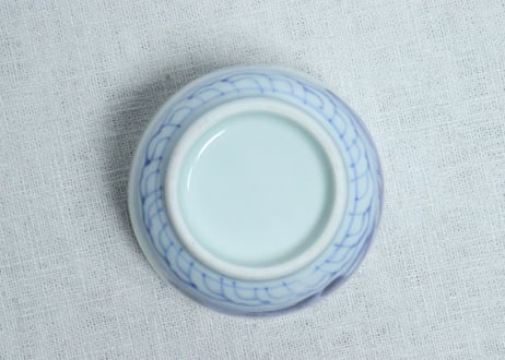 明治前期染付山水図向付