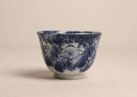 明治前期染付梅花図向付