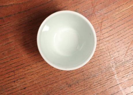 江戸中期染付若松図小猪口 5客組 共箱付
