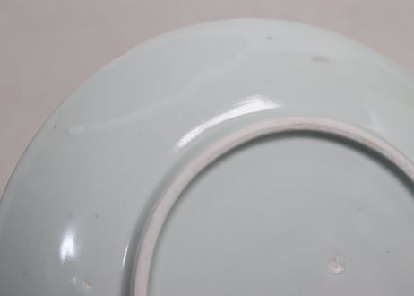 江戸幕末染付瓢箪図7寸皿