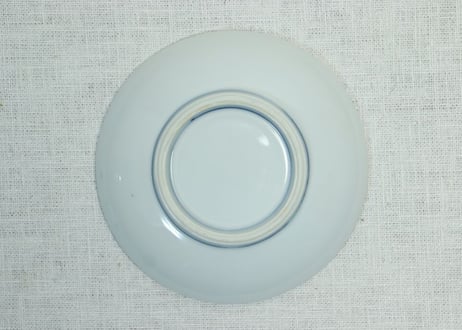 昭和戦前染付瓢箪図小皿