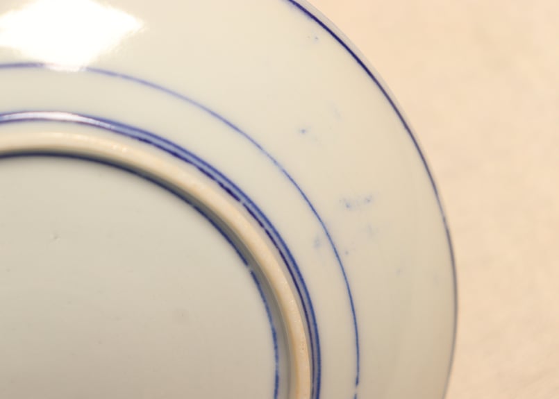 明治後期～大正銅判花と唐草図5寸皿 | 吉祥寺PukuPuku