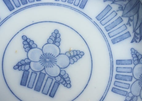 明治後期～大正銅判松竹梅図小皿