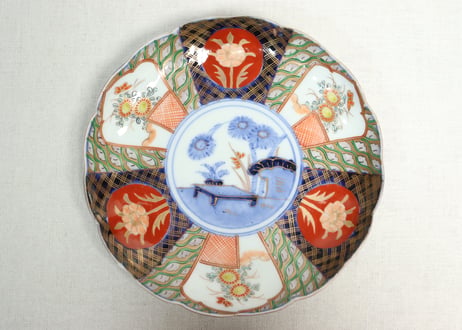 豪商旧蔵品　明治期　色絵鯉千鳥文膾皿　金蘭手　二十客　上手　金鯉　松竹梅　青海波 豪商旧蔵品 明治期 色絵鯉千鳥文膾皿 金蘭手 二十客 上手 金鯉 松竹梅